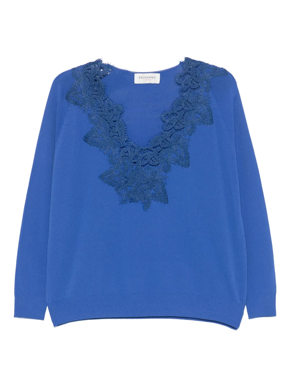 lace-detail top