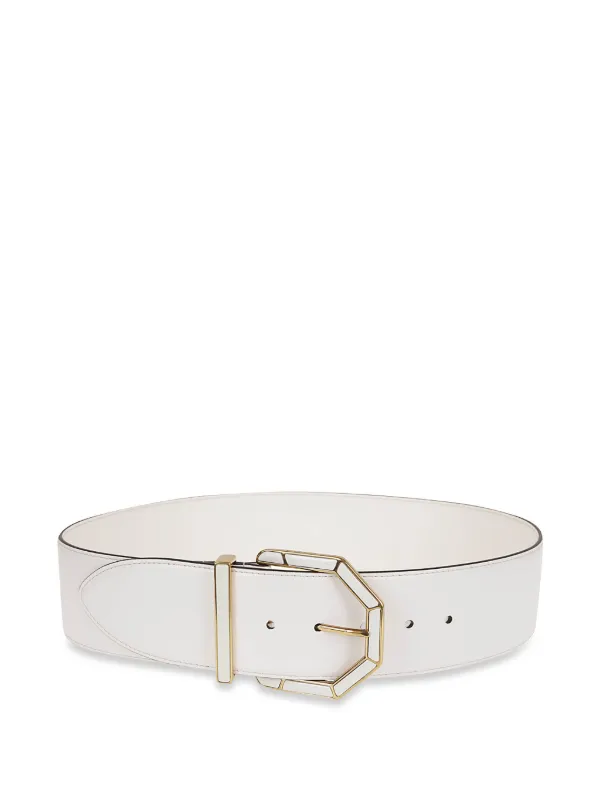 Etro Geometric-buckle Belt in Neutrals