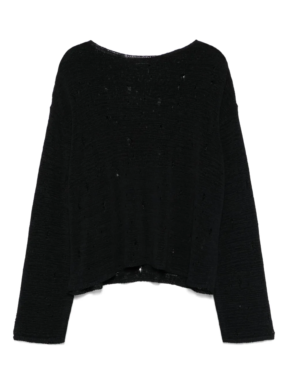Ann Demeulemeester Lindor top Zwart