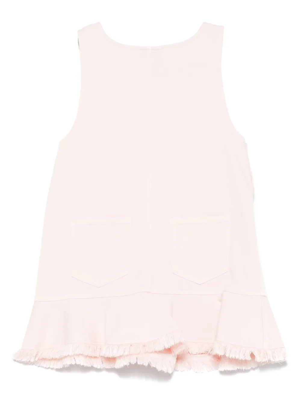 Fendi Kids Mini-jurk met logopatch Roze