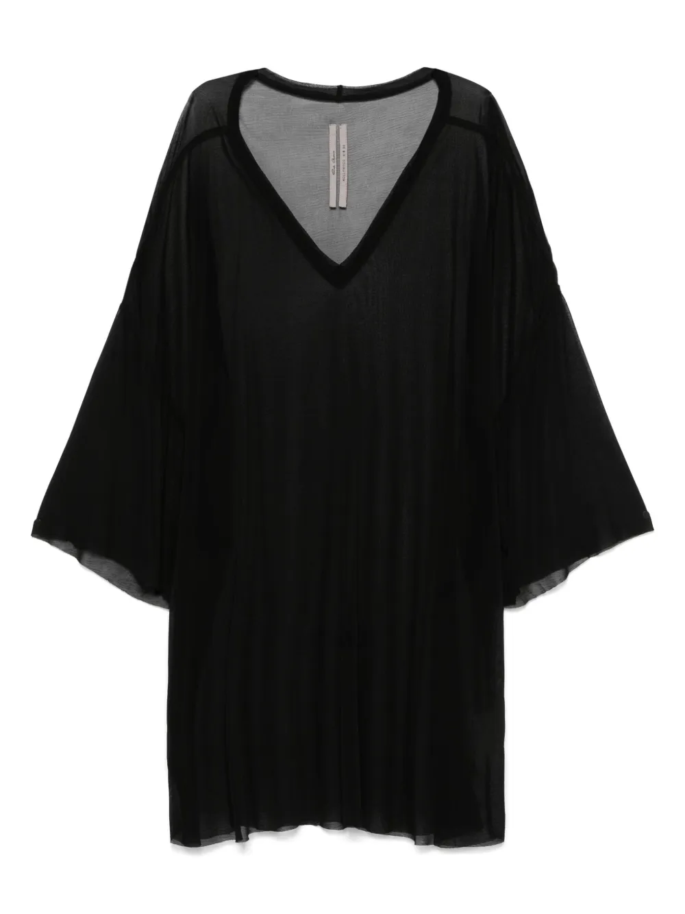 Rick Owens V Tommy Tシャツ - ブラック Rick Owens V Tommy Tシャツ - ブラック