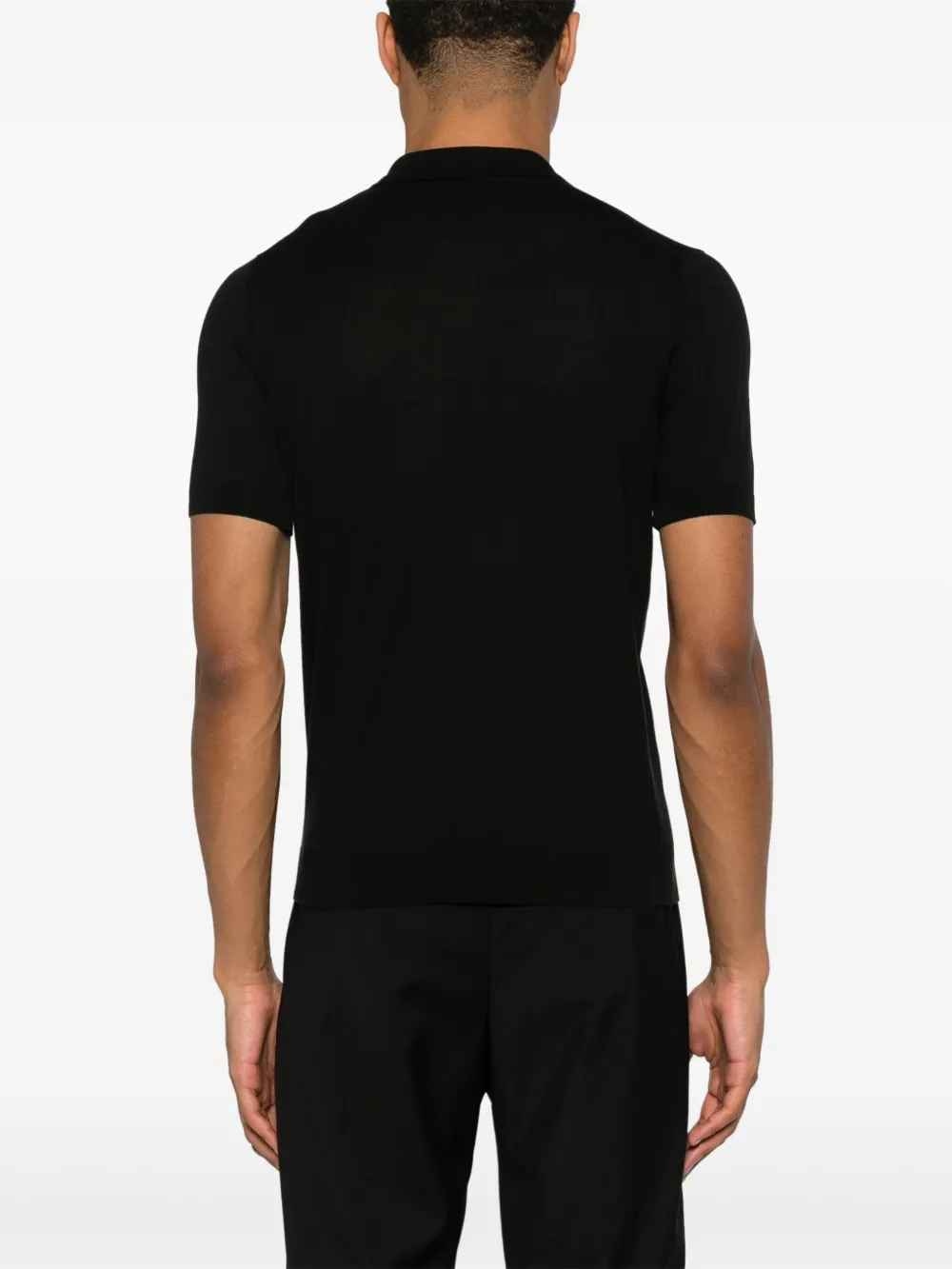 Tagliatore Keith T-shirt Zwart