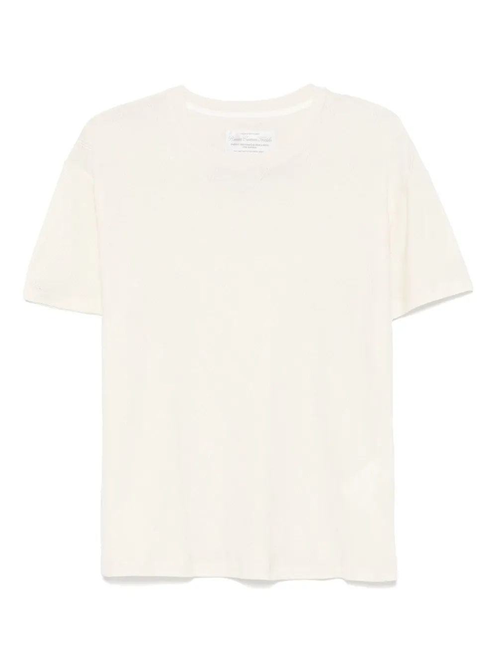 RANRA pointelle-knit top | White | Image 1