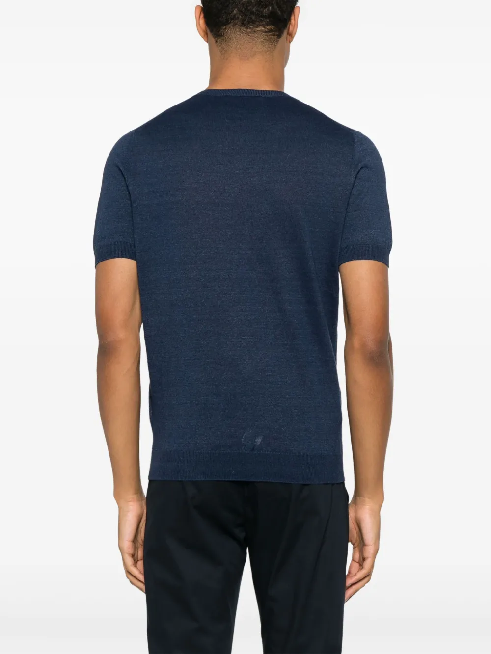 Shop Tagliatore Josh T-shirt In Blue