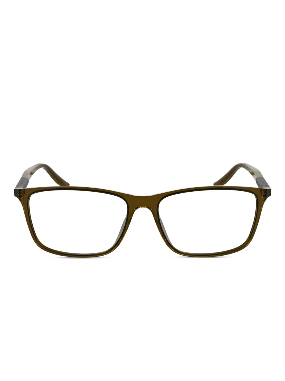 Calvin Klein lentes con armazón rectangular | marrón | Image 1