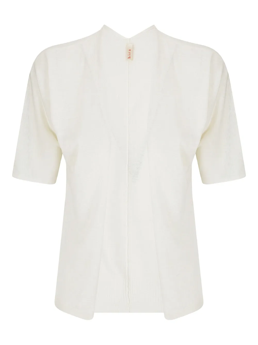 Stefano Mortari playera con cuello henley | blanco | Image 1
