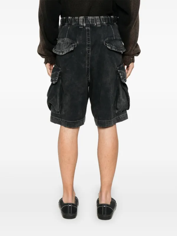 パンツ Maison MIHARA YASUHIRO Cargo Shorts Maison MIHARA YASUHIRO Denim Cargo Shorts | Black | FARFETCH RO