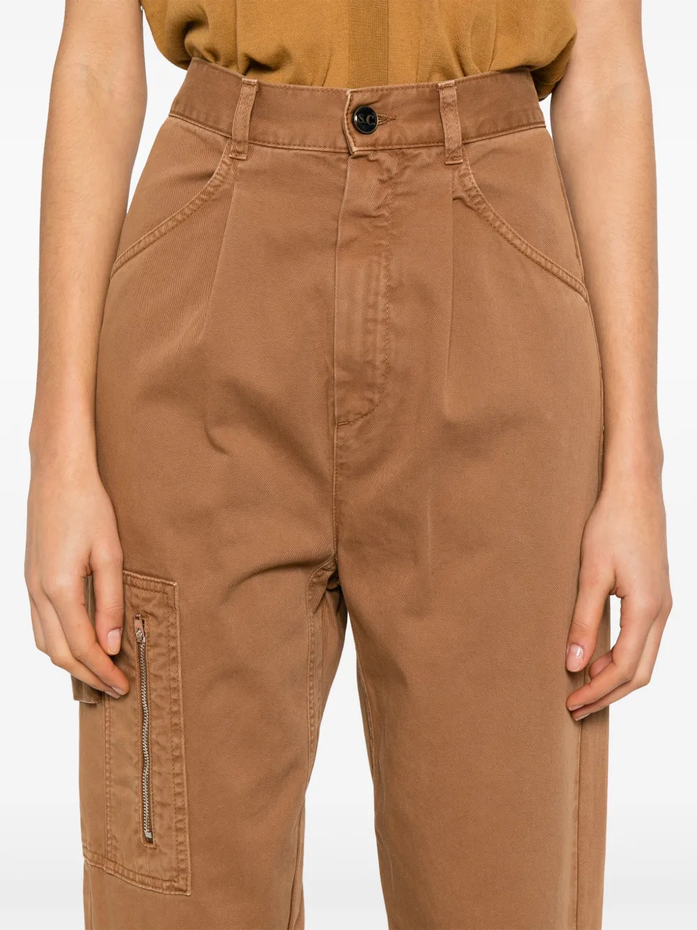 Semicouture Julya broek Bruin