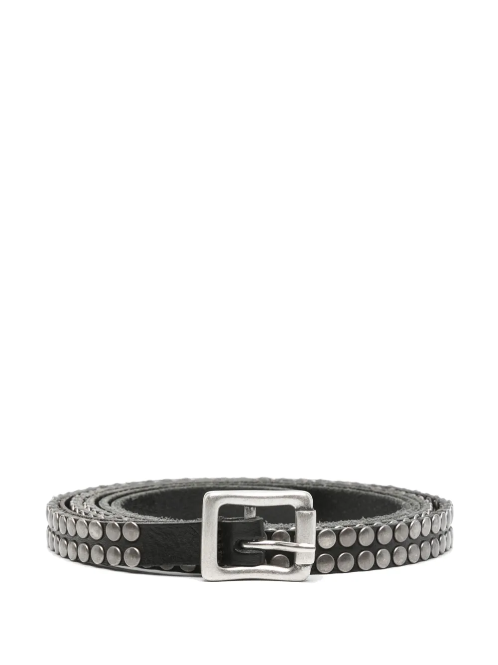 R13 Riem met studs Zwart
