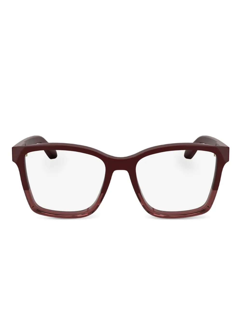 Calvin Klein rectangle-frame glasses | Red | Image 1