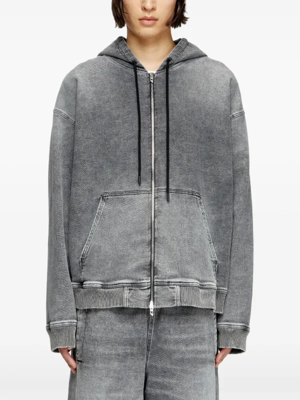 Diesel x HOSHI D-Giri-S Hoodie | Grey | FARFETCH Diesel x HOSHI D-Giri-S Hoodie | Grey | FARFETCH