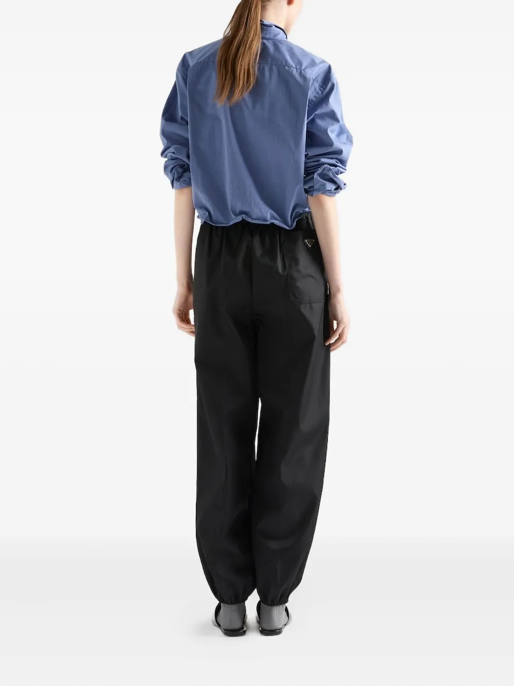 Prada Re-Nylon broek Zwart
