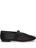 Bibi Lou mesh-panelling ballerina shoes - Black