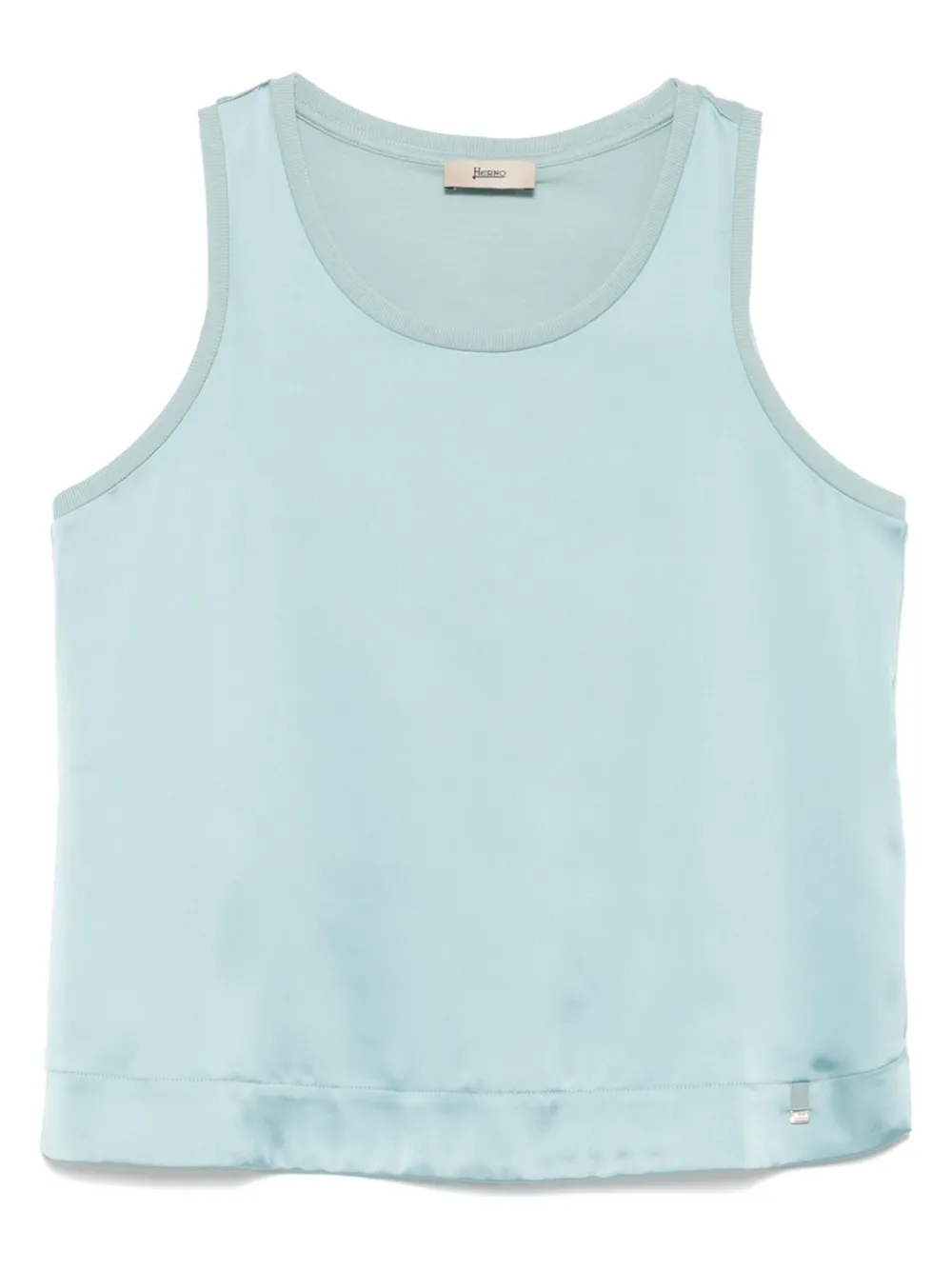 Herno satin top | Blue | Image 1