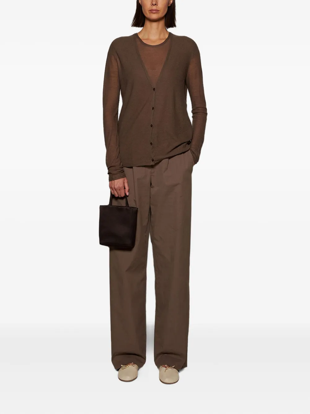 The Row mini Cecily tote bag - Bruin