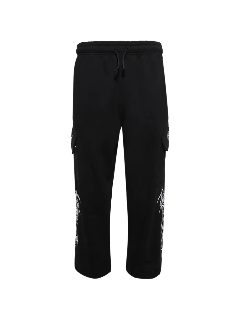 Warren Lotas baggy cargo sweat pants - Nero