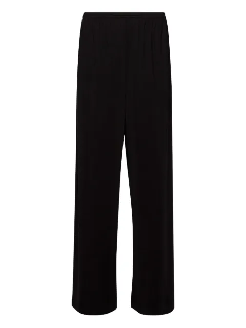The Row Bellana elastic-waist straight-leg trousers