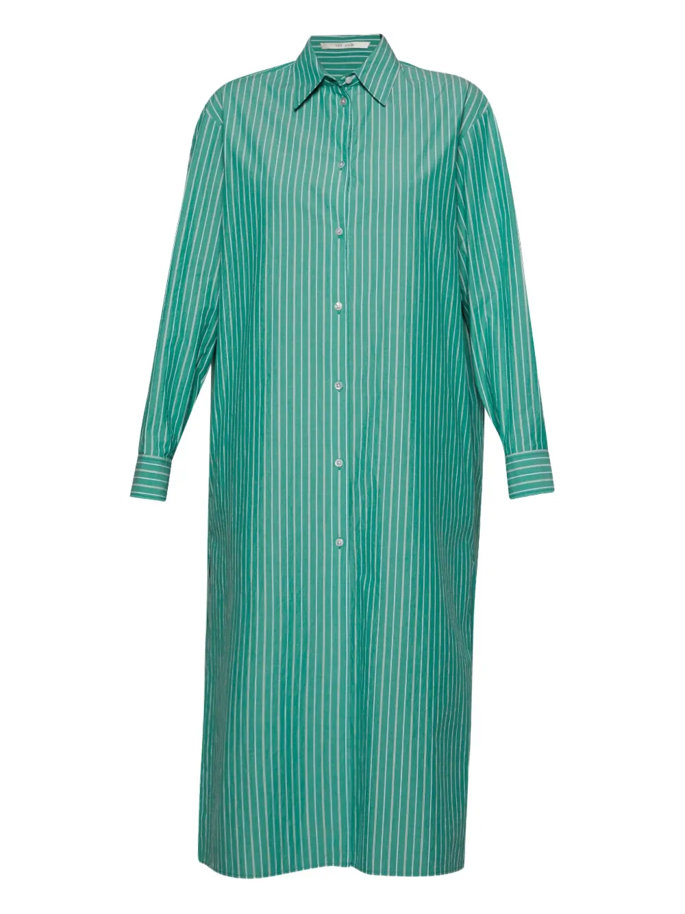 The Row striped shirt dress | Green | Image 1