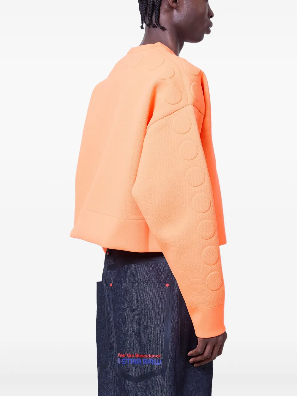Walter Van Beirendonck x G-Star trui met reliëf Oranje