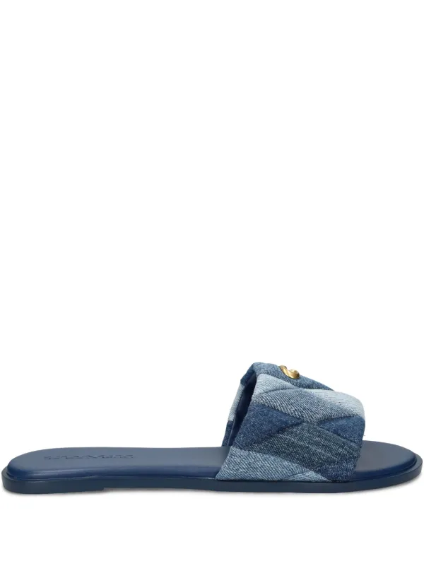 ★Coach★ holly sandals CAR67 CHK Coach Holly Quilted Leather Sandals - Chalk | Editorialist