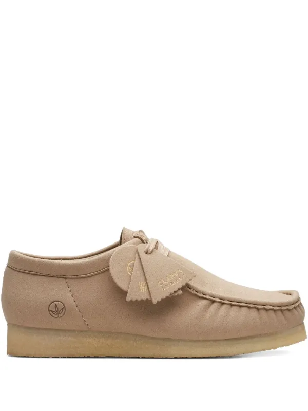 Clarks Originals Wallabee Biege derby shoes