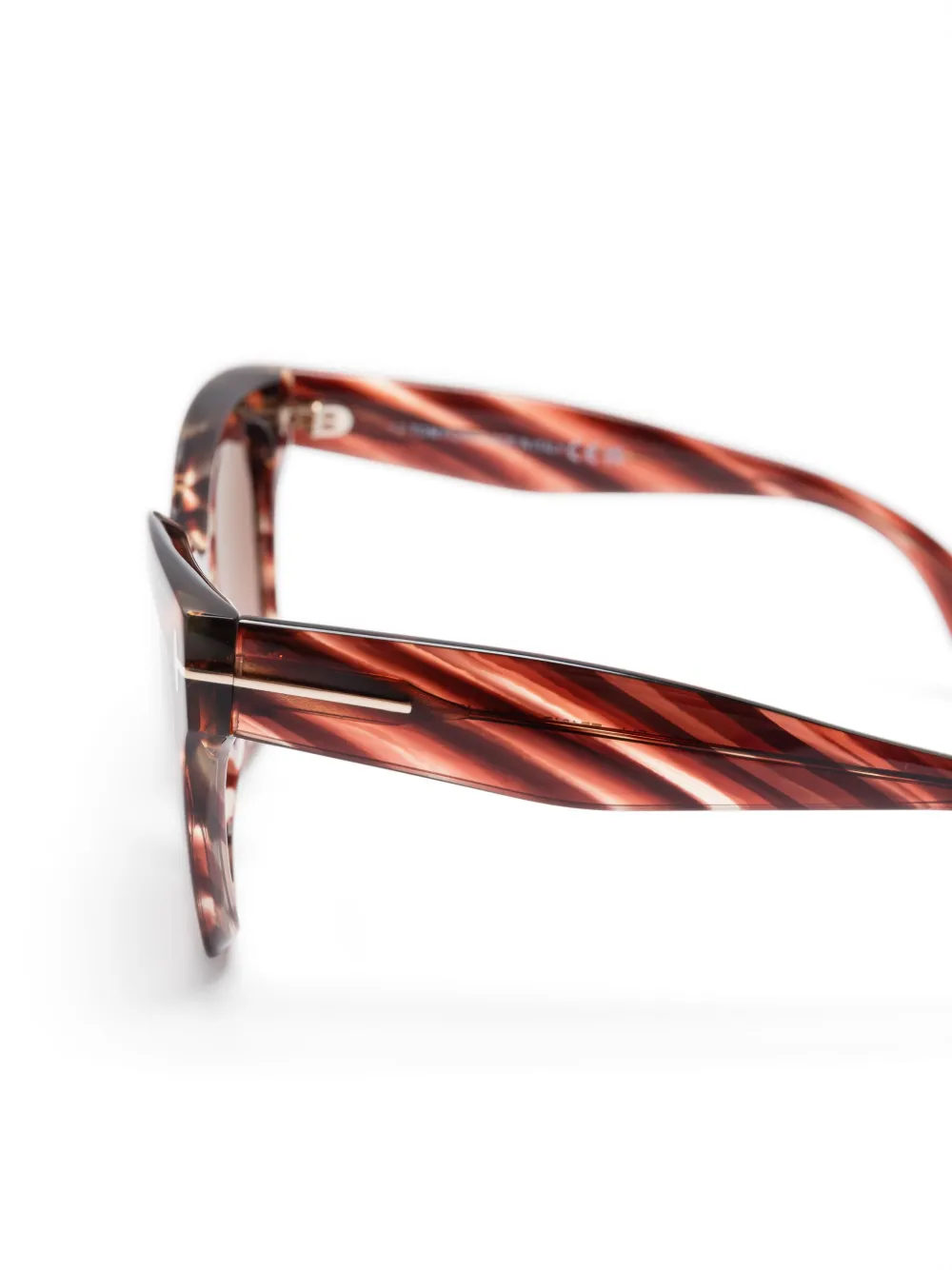 TOM FORD Eyewear Elvira zonnebril Bruin