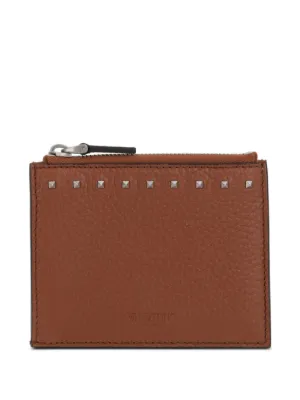 Valentino Garavani Vロゴ シグネチャー 財布 | ブラウン | FARFETCH JP