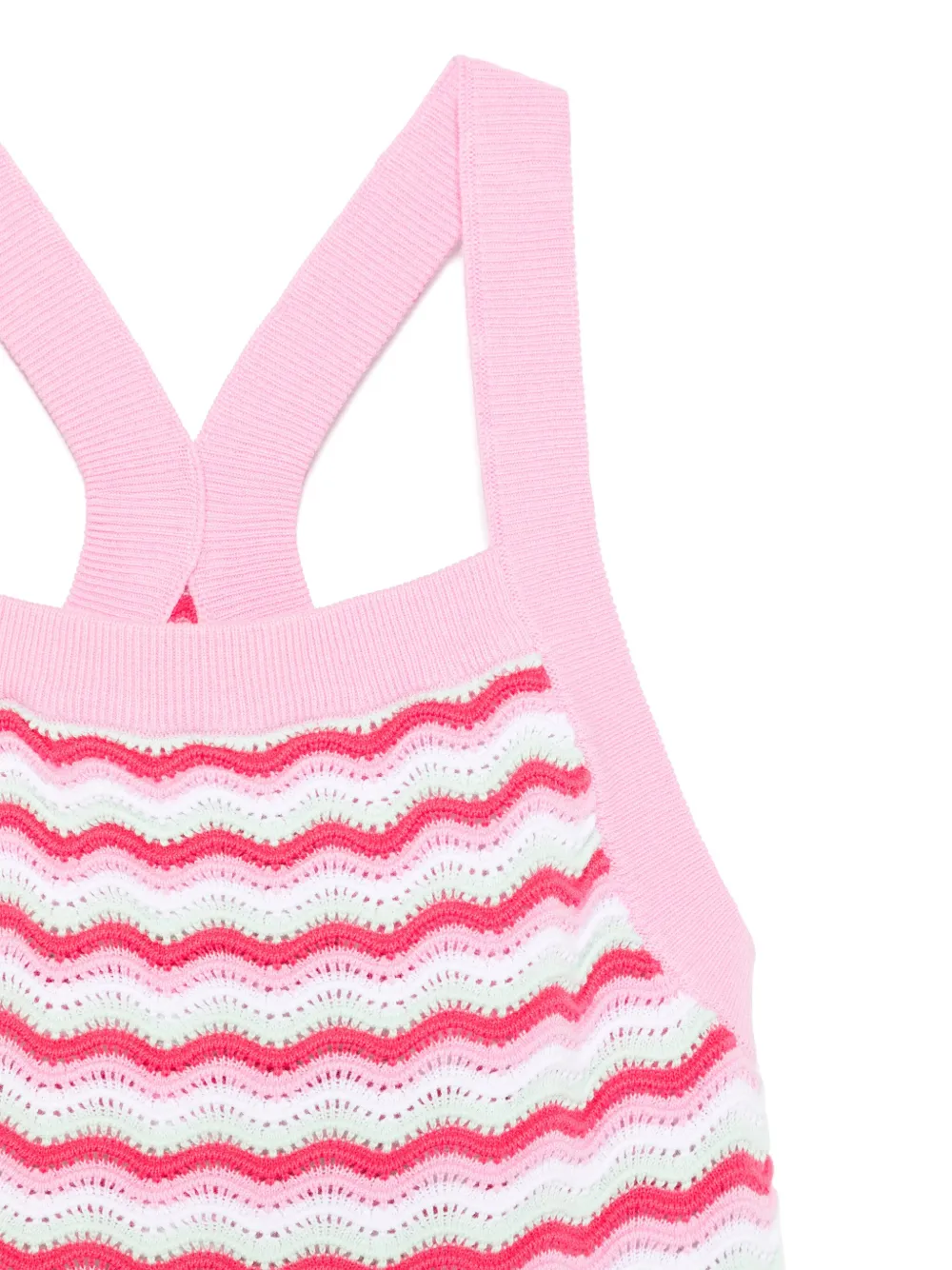 guess kids Gestreepte tanktop Roze