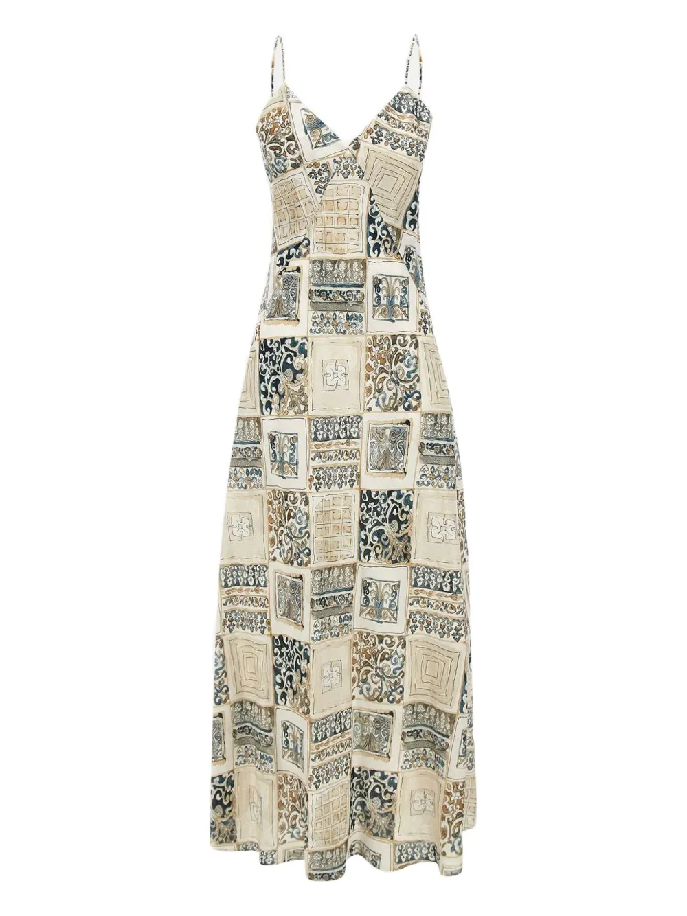Eleventy linen dress | Neutrals | Image 1