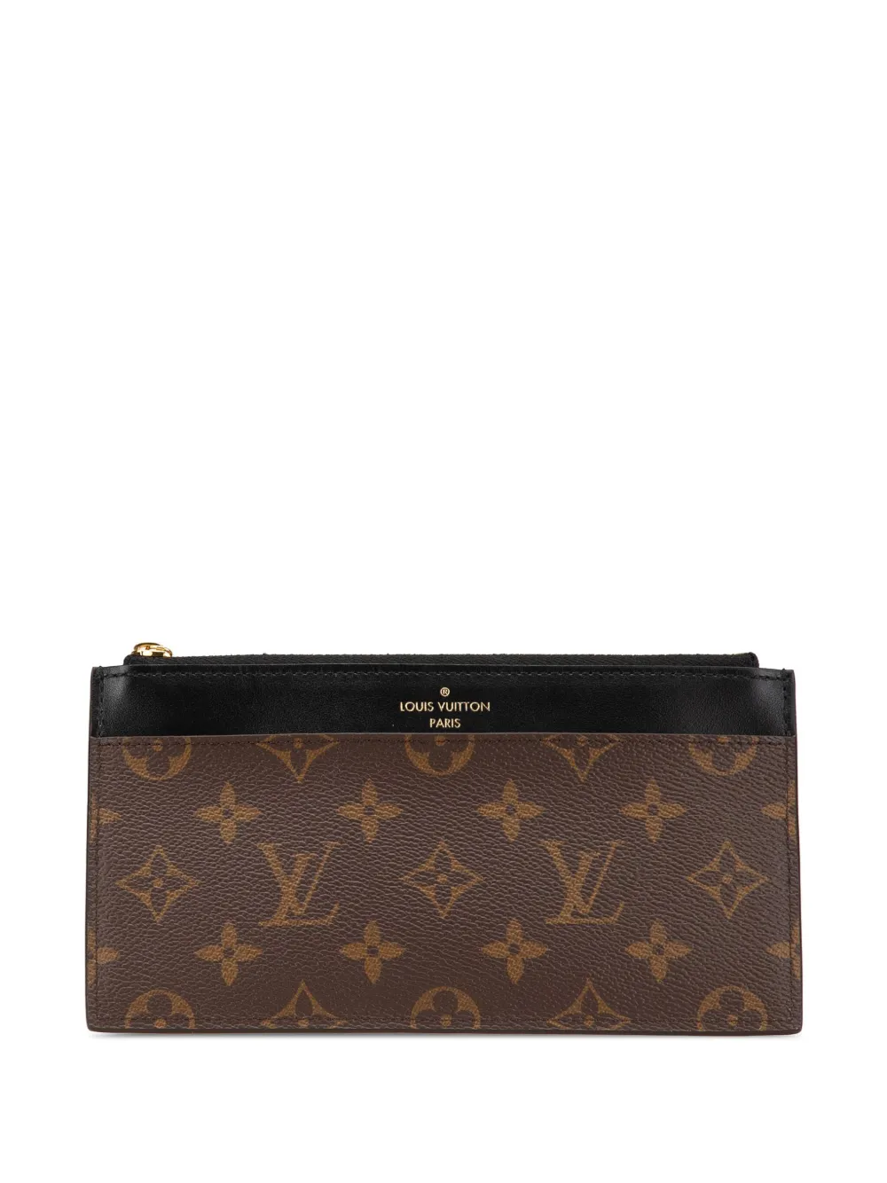 Louis Vuitton Pre-Owned 2021-2024 モノグラム スリムパース 長財布 - ブラウン Louis Vuitton Pre-Owned 2021-2024 モノグラム スリムパース 長財布 - ブラウン