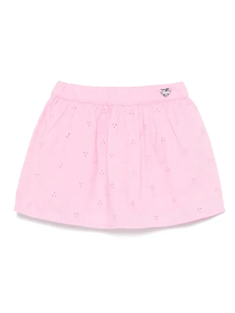 guess kids falda con bordado inglés