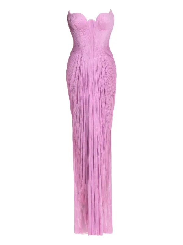 Maria Lucia Hohan Vestido De Festa Jasleen | Rosa | FARFETCH BR