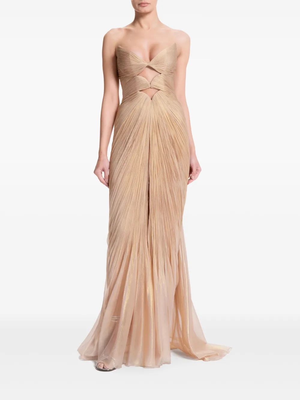 Maria Lucia Hohan Mischa avondjurk - Beige