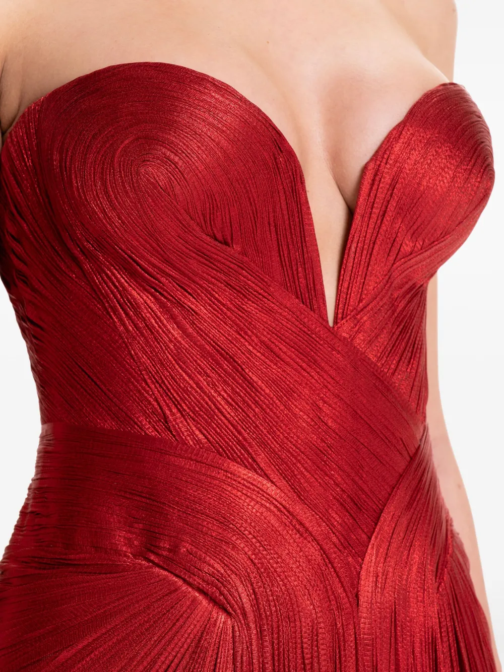 Maria Lucia Hohan Noor Silk Dress | Red | FARFETCH
