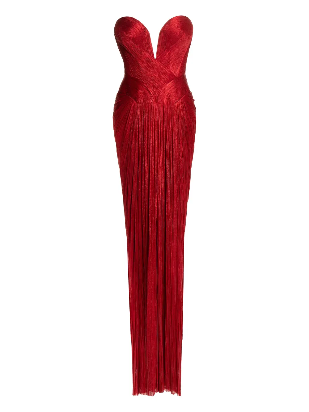 Maria Lucia Hohan Noor Seidenkleid In Red