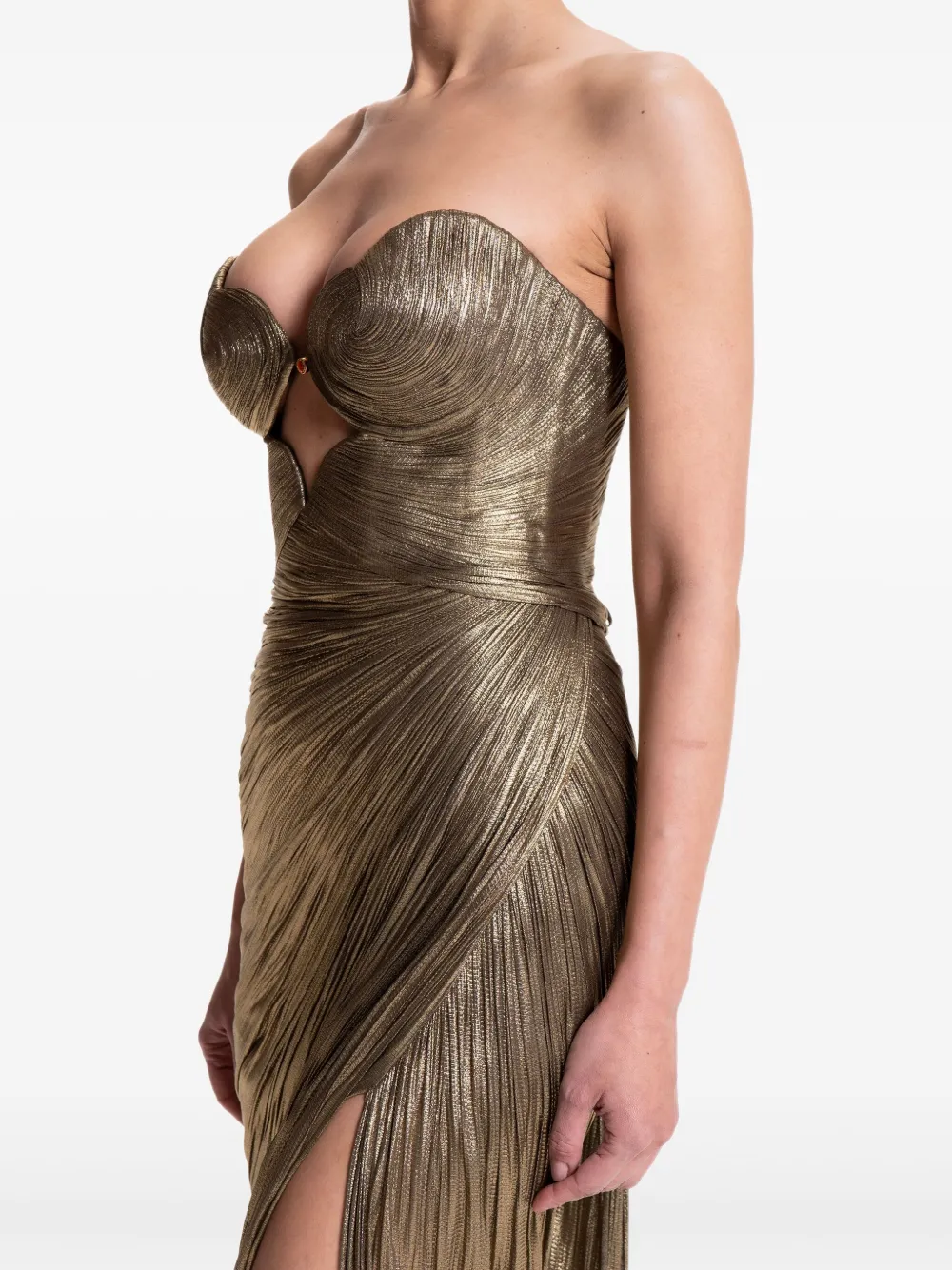 Maria Lucia Hohan Amisha シルクドレス | ブラウン | FARFETCH JP