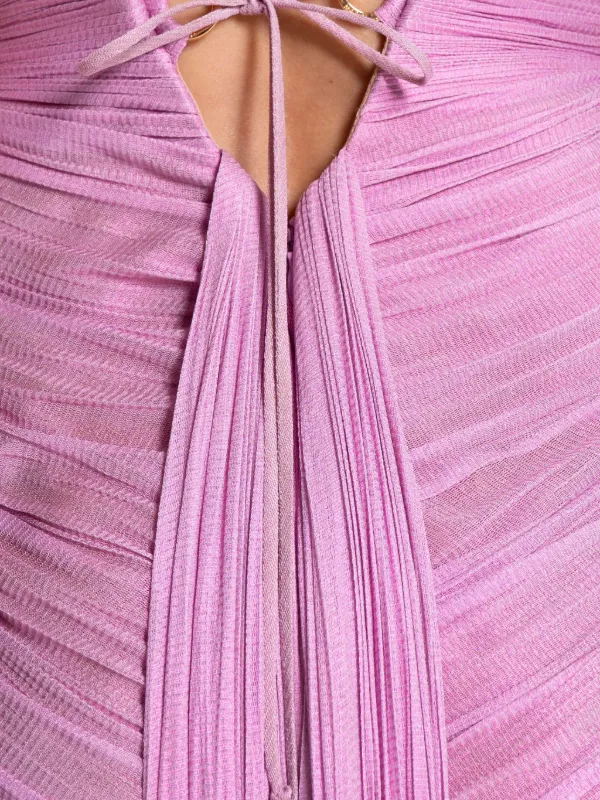 Maria Lucia Hohan シルク ドレス | ピンク | FARFETCH JP