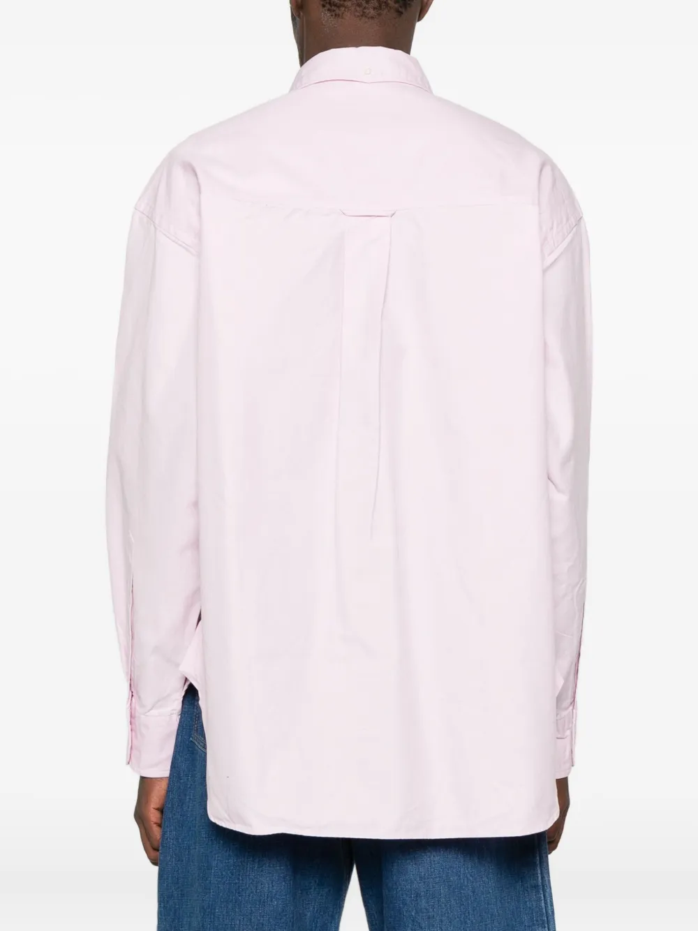 Studio Nicholson x Beams Plus Oxford overhemd Roze