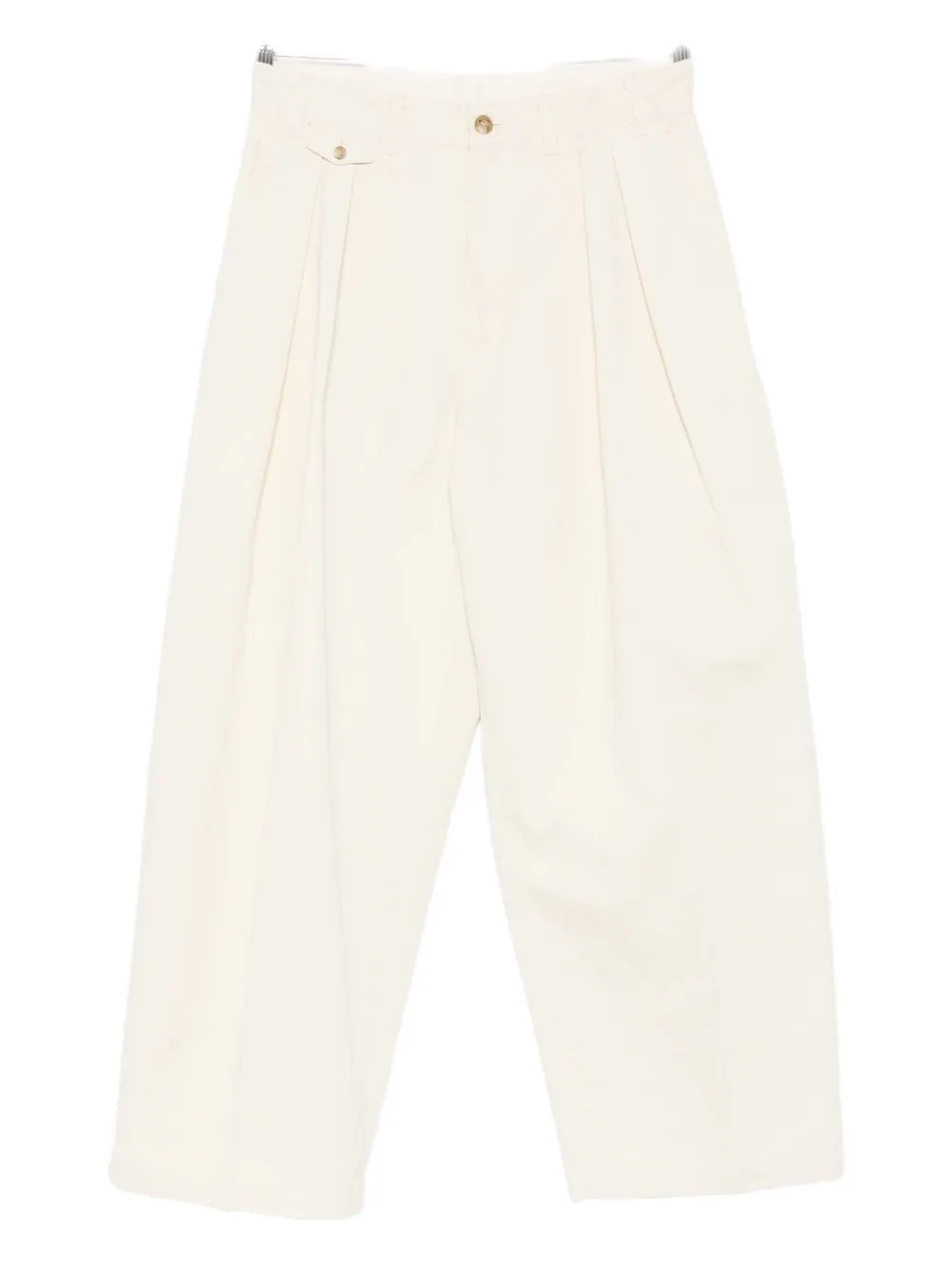 Studio Nicholson double-pleat trousers | Neutrals | Image 1