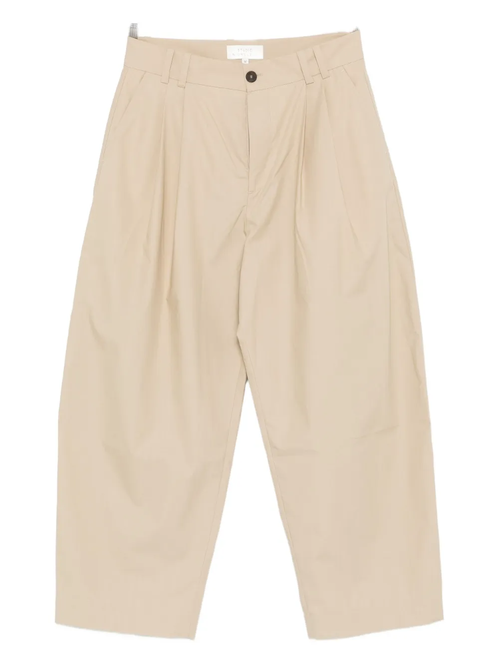 Studio Nicholson Double-pleat Trousers In Neutral