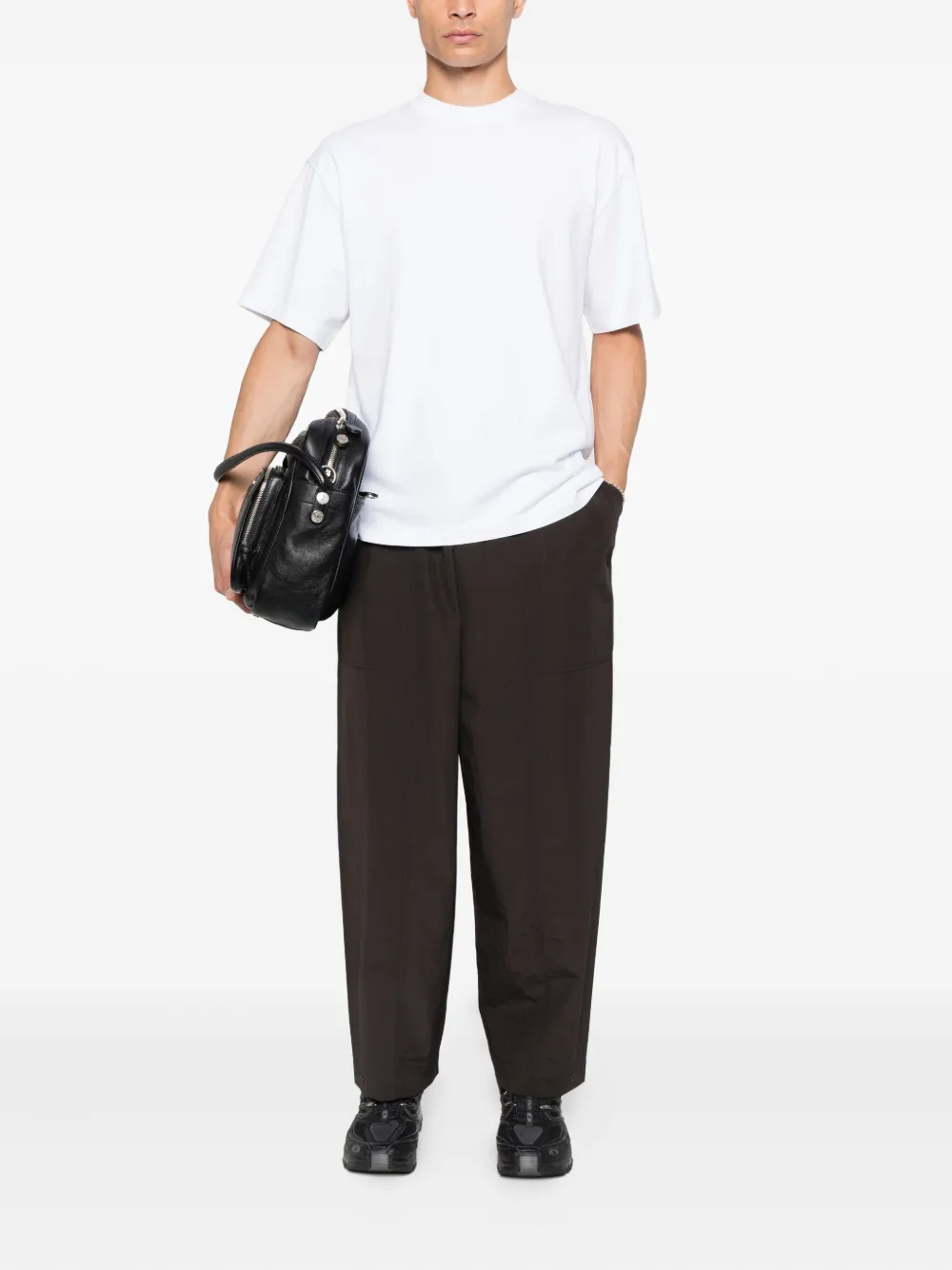 Studio Nicholson elasticated-waist trousers - Grijs