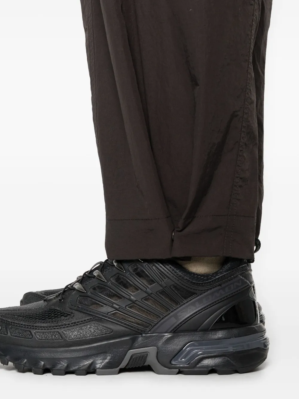 Studio Nicholson Broek met elastische taille Grijs