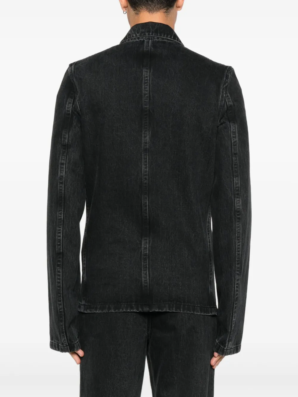 Rier Denim jack met zak Grijs