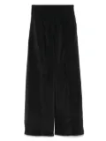 Another Tomorrow drawstring trousers - Black