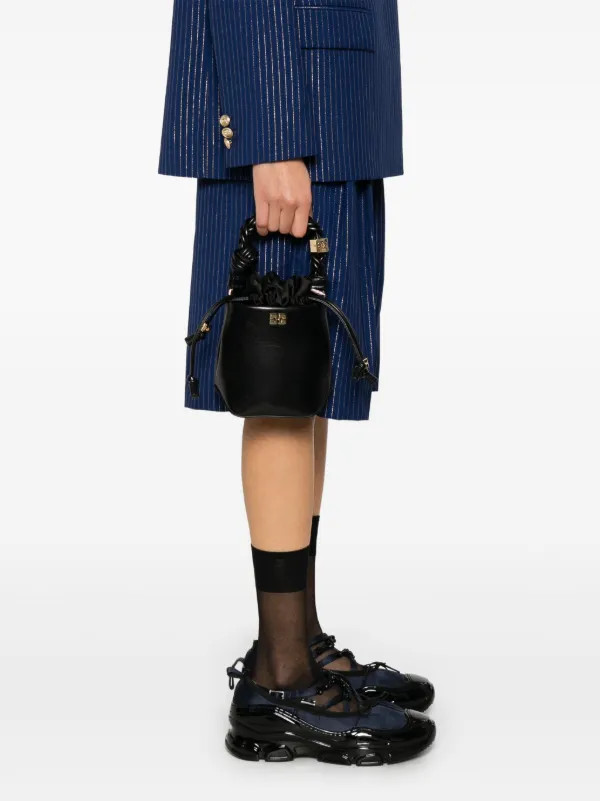 ショルダーバッグ・ポシェット GANNI Bou Bucket Bag Black Black Mini GANNI Bou Bucket Bag | GANNI