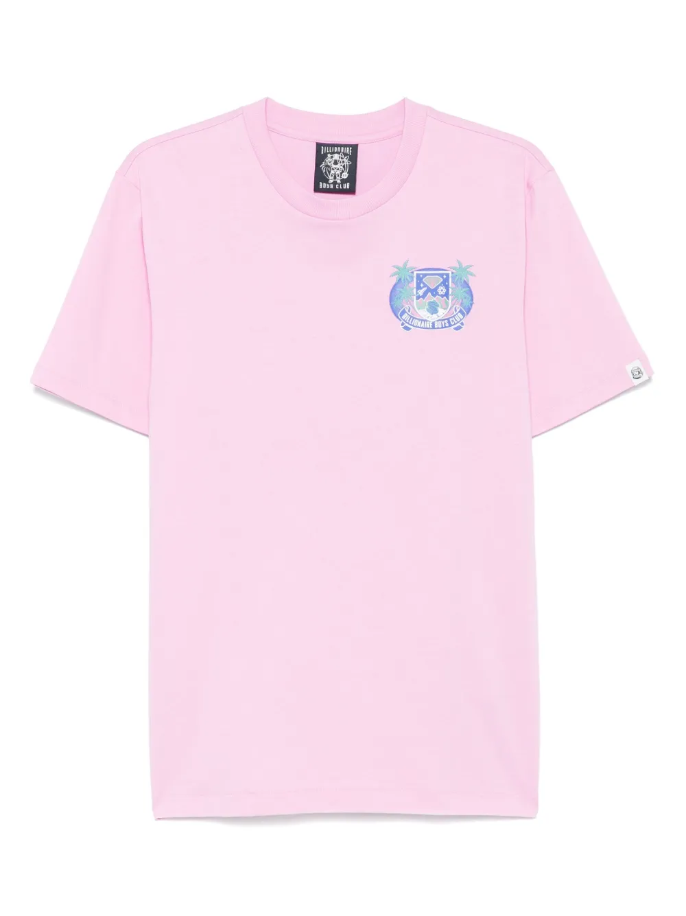 Billionaire Boys Club Tropical Crest T-shirt Roze