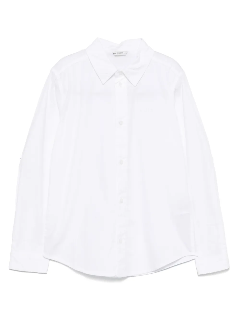 Guess kids Shirt met geborduurd logo Wit