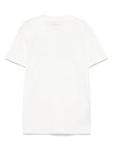 guess kids logo-embroidered T-shirt