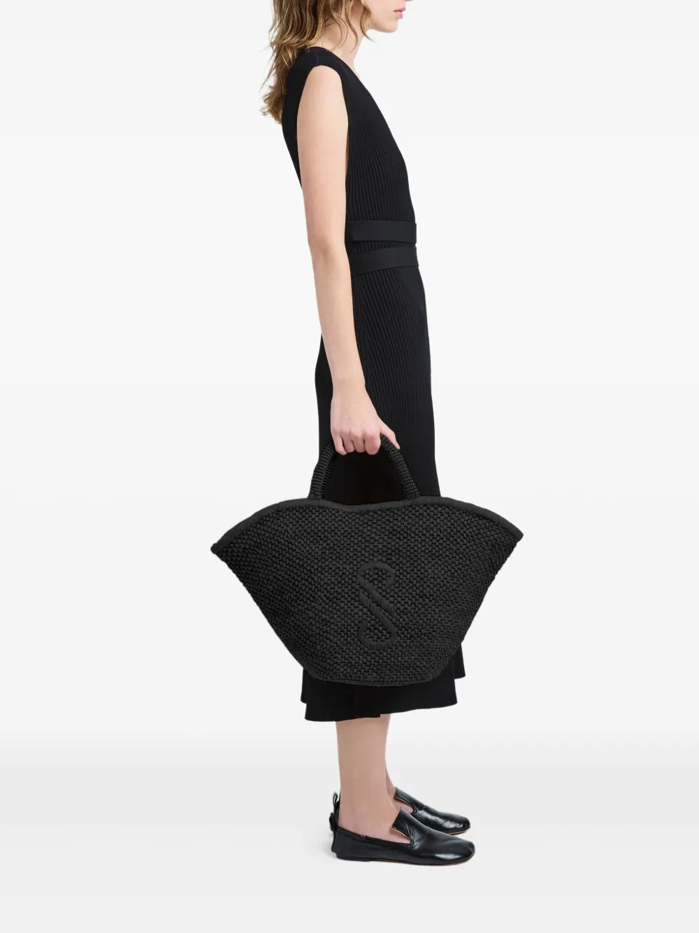 Proenza Schouler large Chelsea tote bag - Zwart