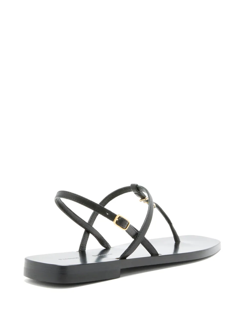 Proenza Schouler cross-strap flat sandals Black